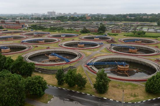 Работа Люберецких очистных сооружений