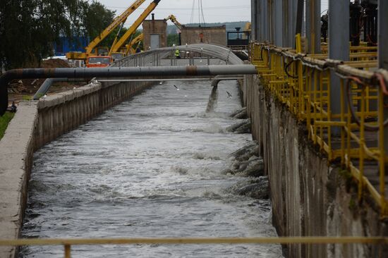 Работа Люберецких очистных сооружений