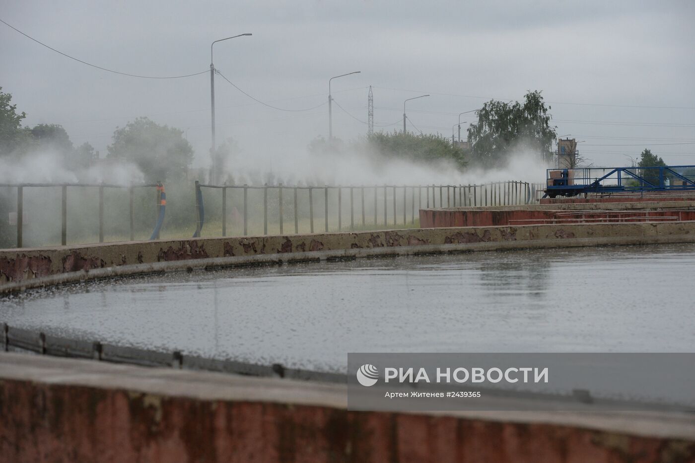 Работа Люберецких очистных сооружений