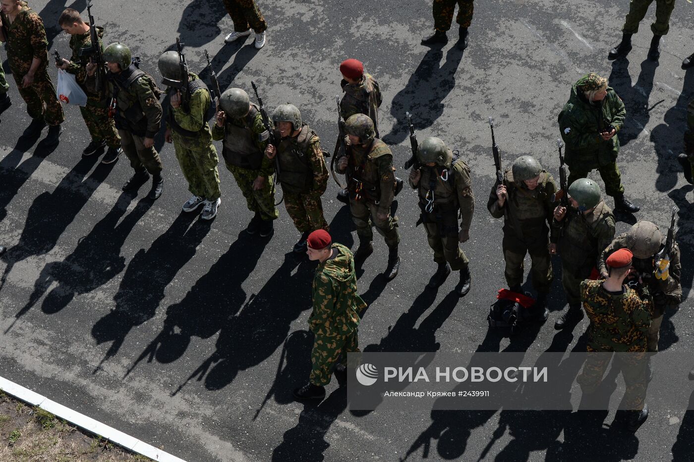 Испытания военнослужащих подразделений специального назначения МВД РФ на право ношения крапового берета