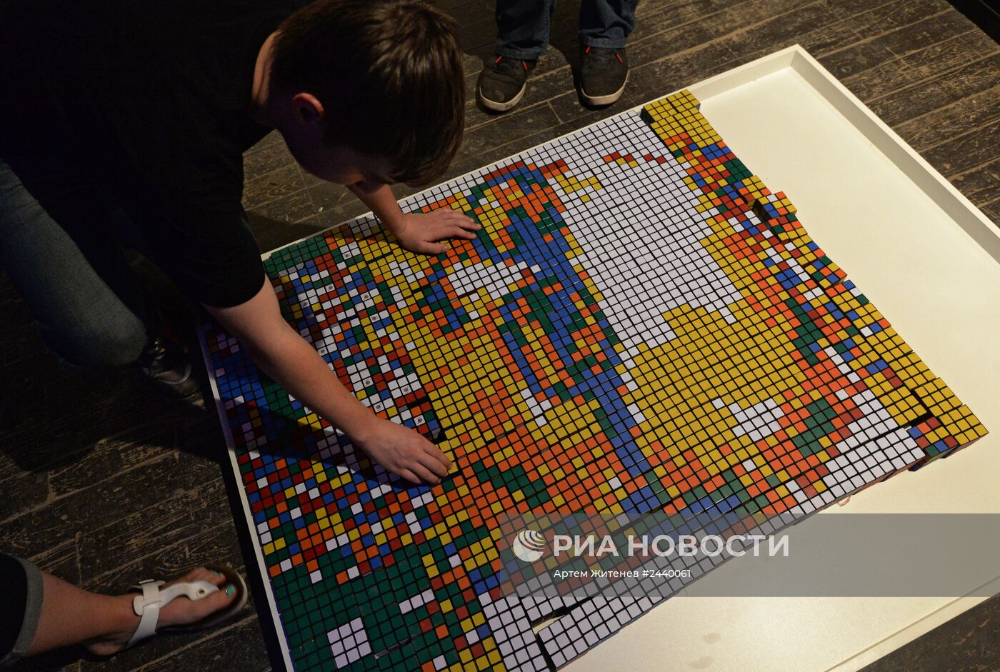 Открытие выставки CubeART