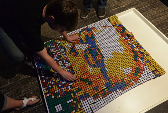 Открытие выставки CubeART