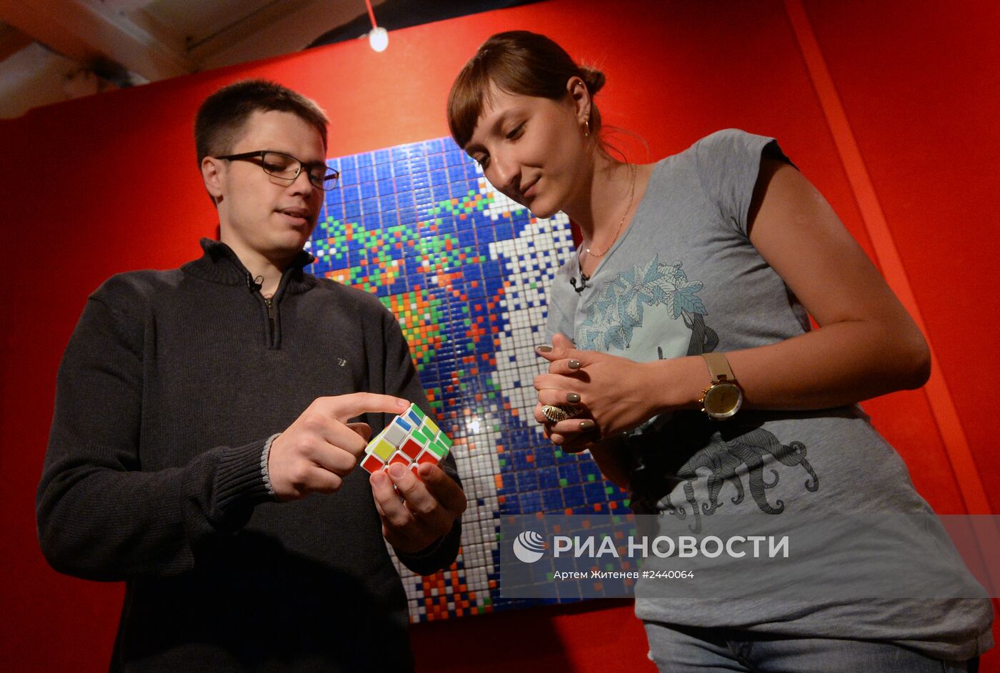 Открытие выставки CubeART