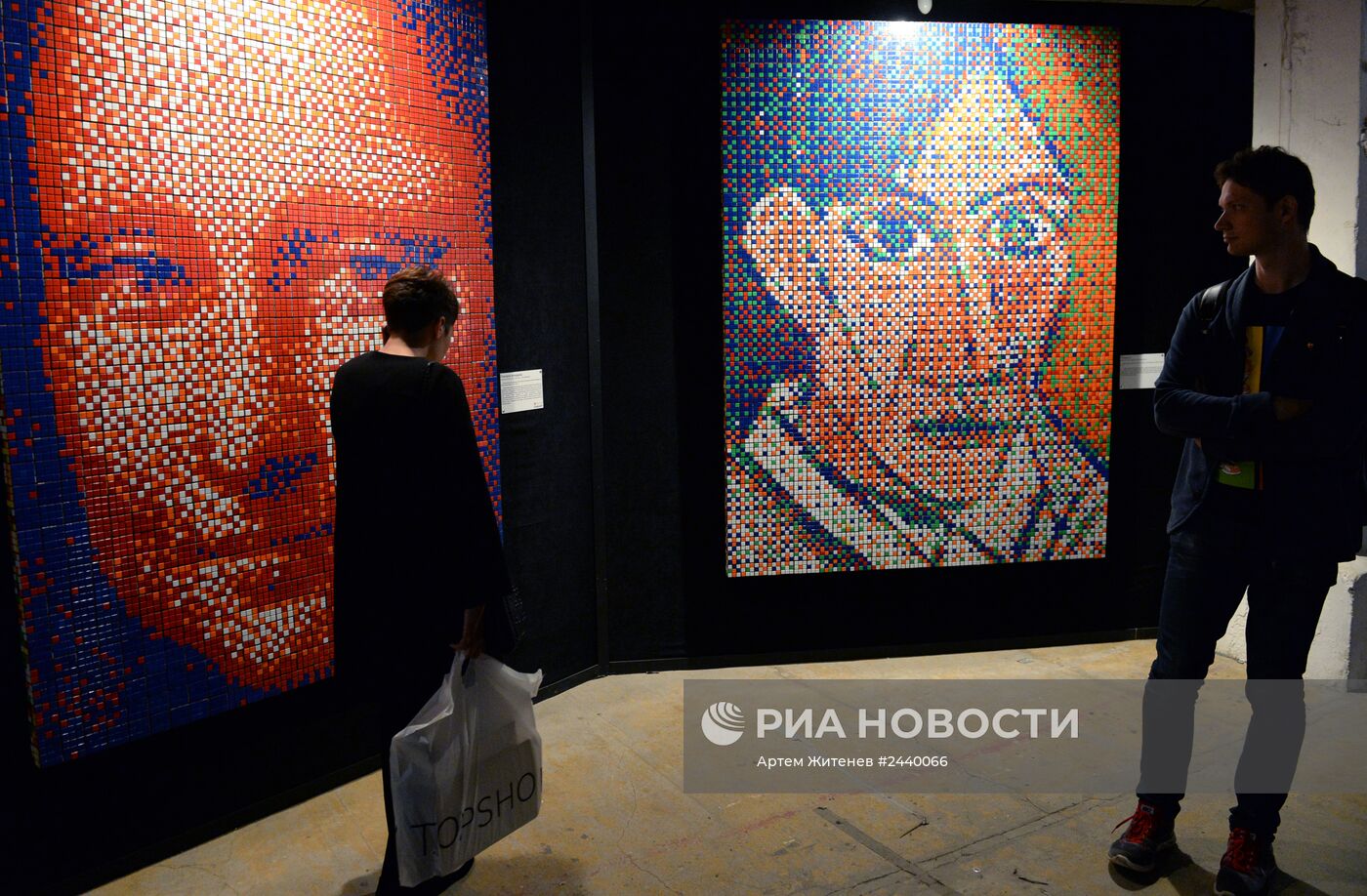 Открытие выставки CubeART