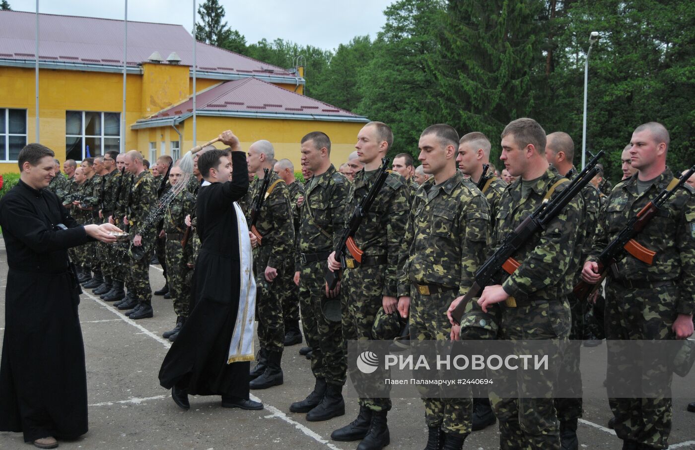 Принятие присяги военнослужащими ВС Украины