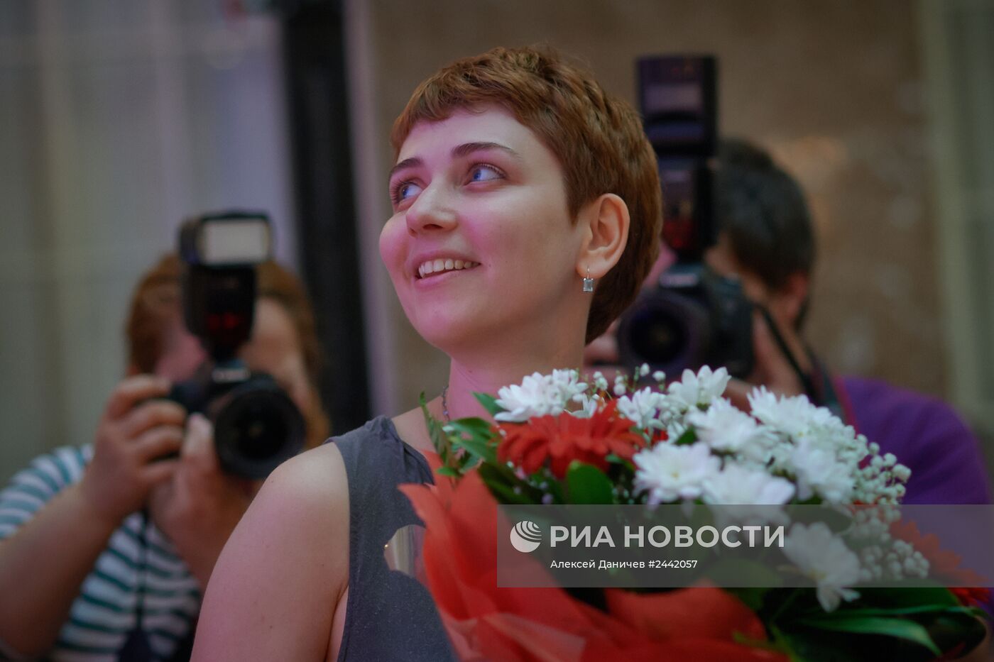 Церемония вручения литературной премии "Национальный бестселлер" в Санкт-Петербурге