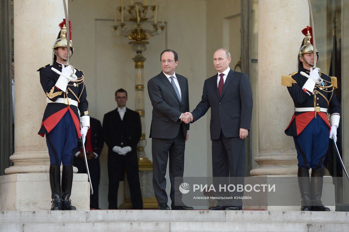 Рабочий визит В.Путина во Францию