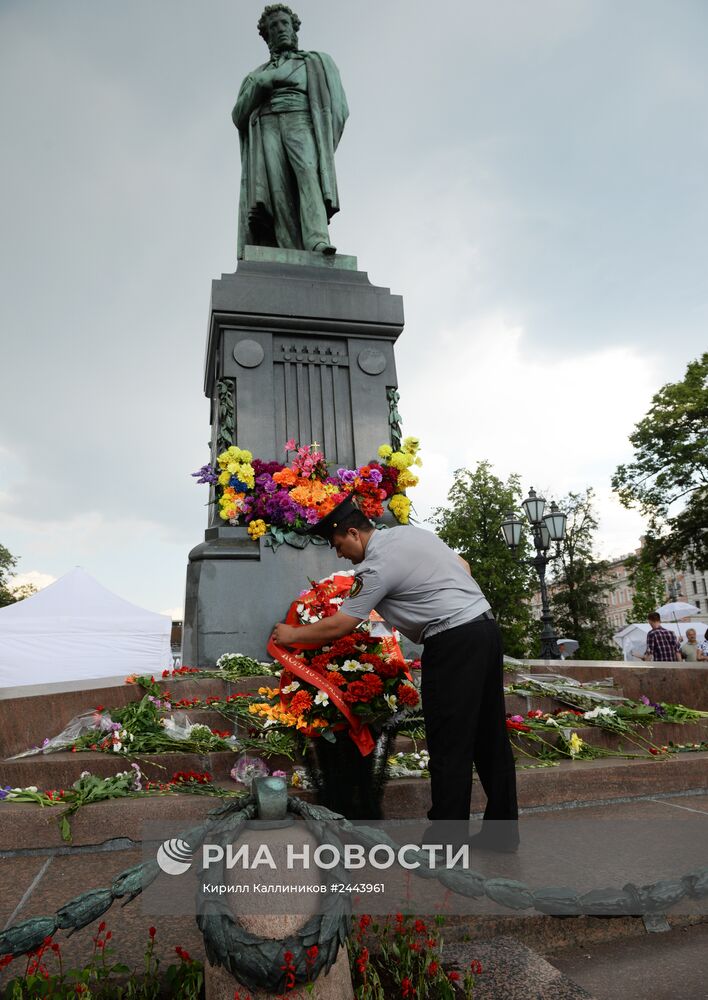Празднование Дня рождения А.С.Пушкина в Москве
