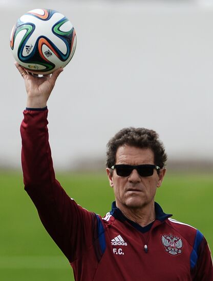 Футбол. Тренировка сборной России