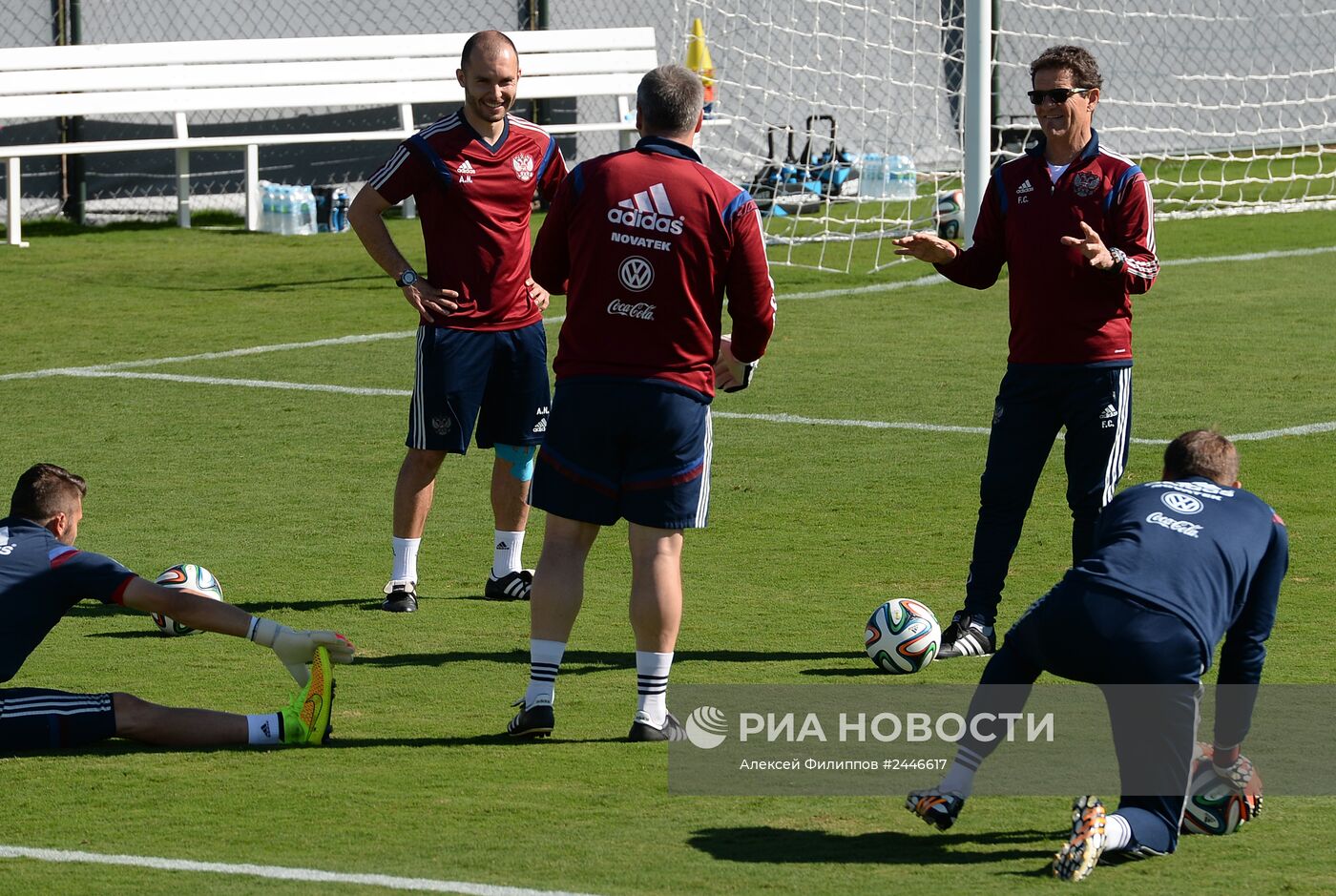 Футбол. Тренировка сборной России Футбол. Тренировка сборной России