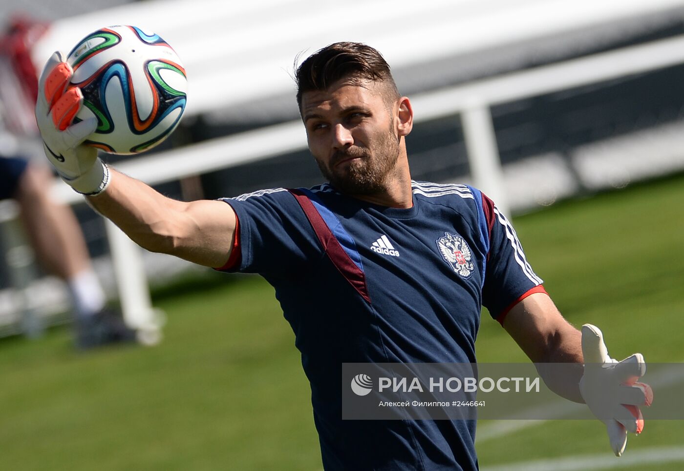 Футбол. Тренировка сборной России