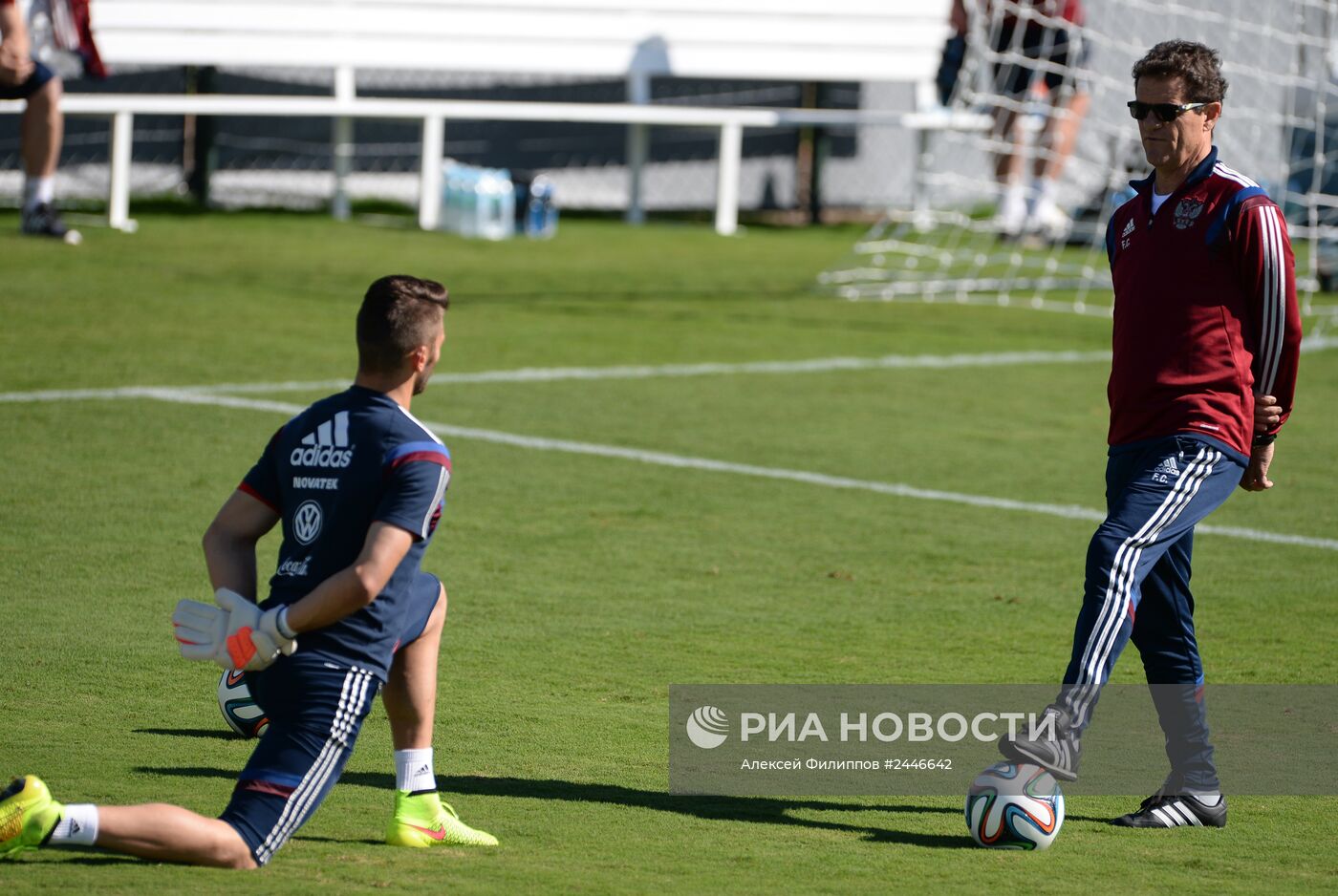 Футбол. Тренировка сборной России