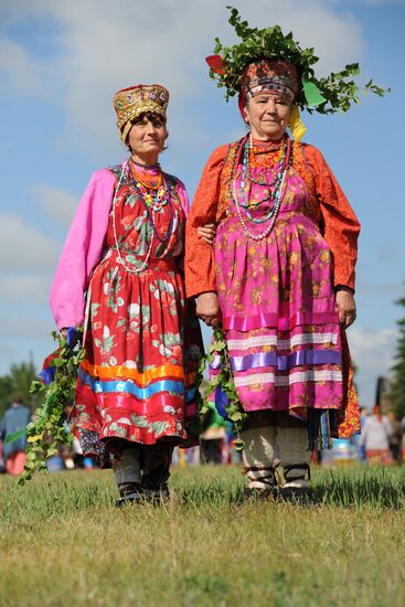 Фестиваль культуры семейских старообрядцев "Семейская круговая" в Забайкальском крае