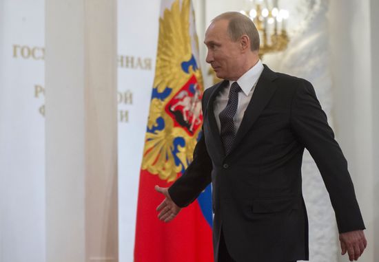 В.Путин вручил Государственные премии Российской Федерации 2013 года