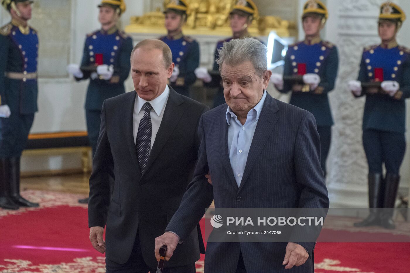 В.Путин вручил Государственные премии Российской Федерации 2013 года