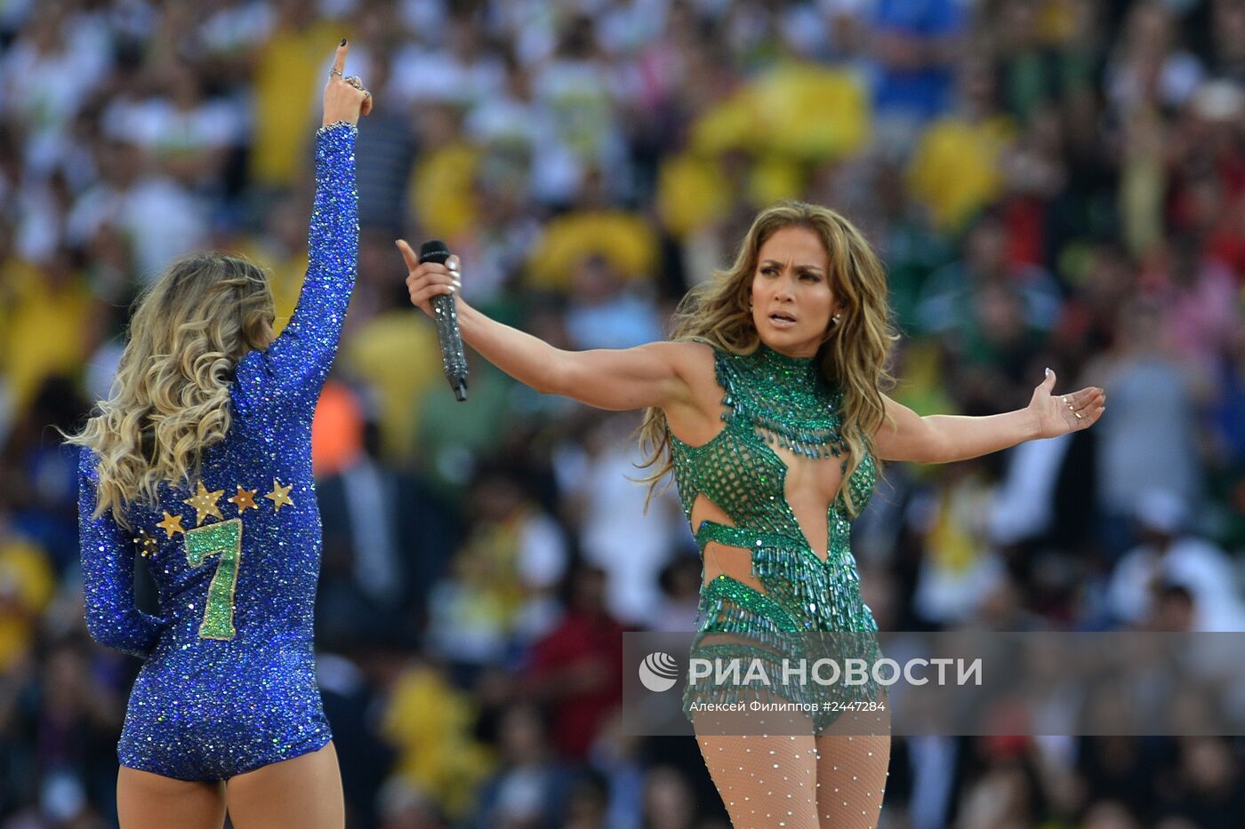 Футбол. Подготовка к матчу открытия чемпионата мира - 2014