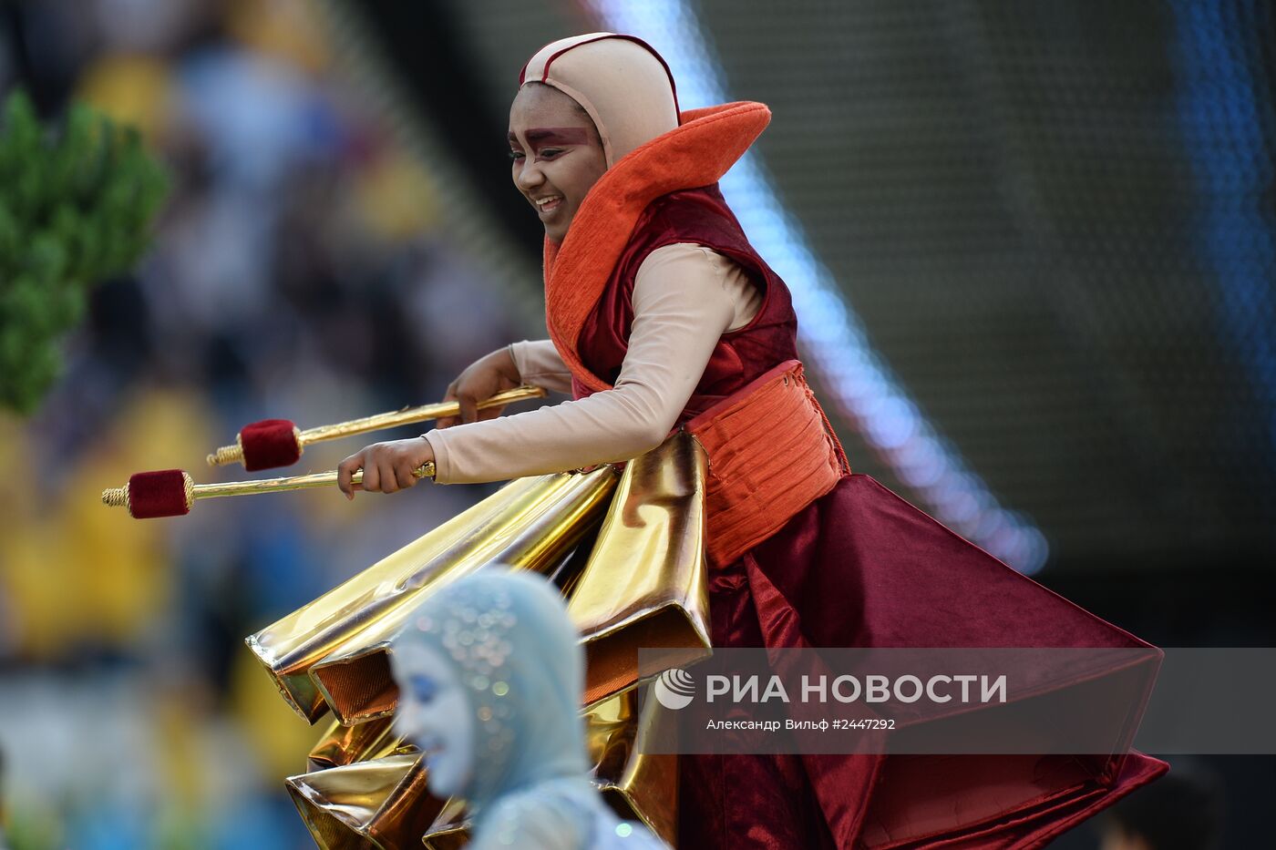 Футбол. Подготовка к матчу открытия чемпионата мира - 2014