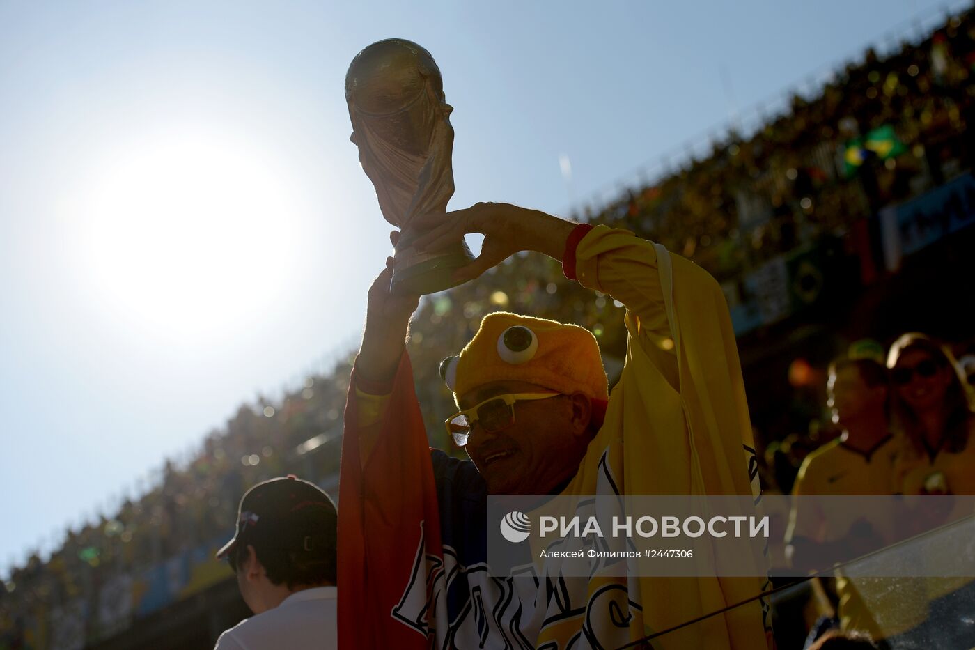 Футбол. Подготовка к матчу открытия чемпионата мира - 2014