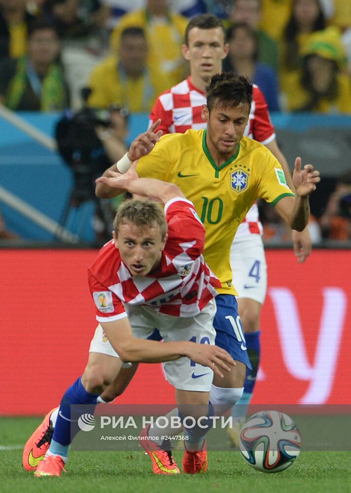 Футбол. Чемпионат мира - 2014. Матч Бразилия - Хорватия