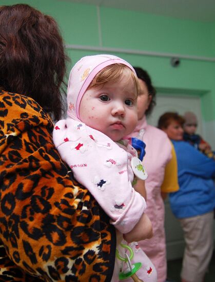 Беженцы с Юго-Востока Украины в белгородской школе-интернате №23