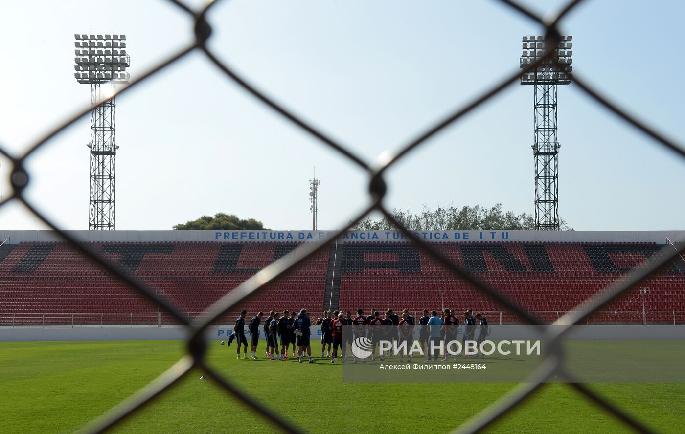 Футбол. Чемпионат мира. Тренировка сборной России