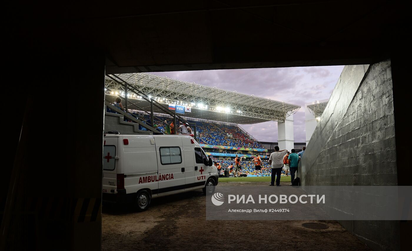 Футбол. Чемпионат мира - 2014. Матч Россия - Южная Корея