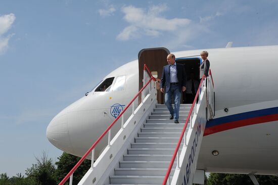 Рабочая поездка В.Путина в Ставропольский край
