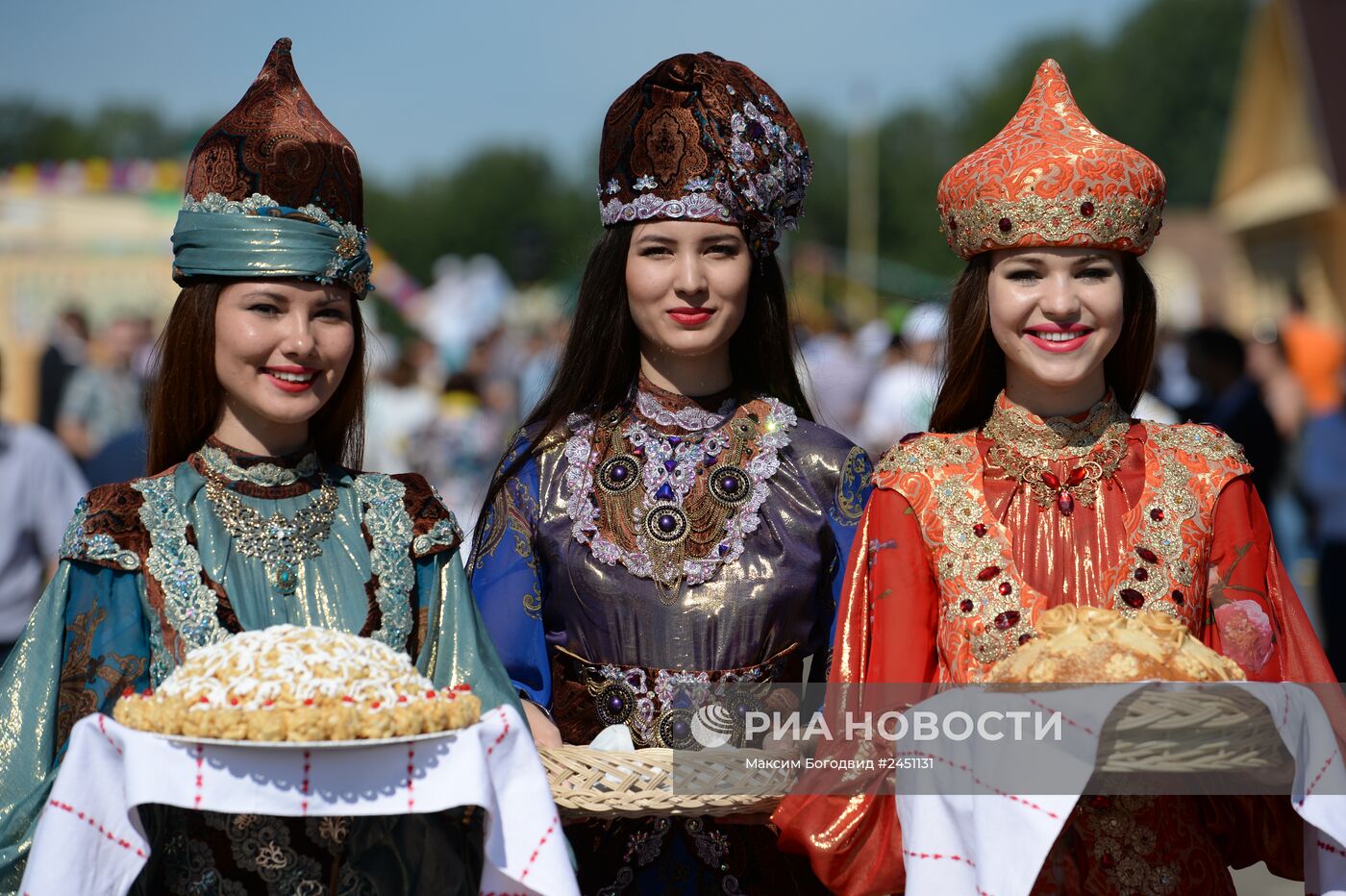 Праздник Сабантуй в Казани