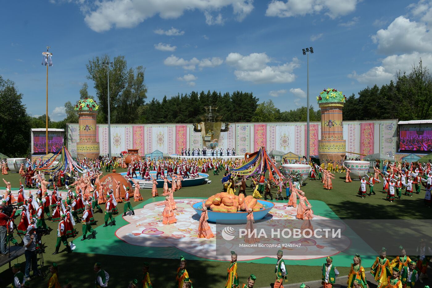 Праздник Сабантуй в Казани