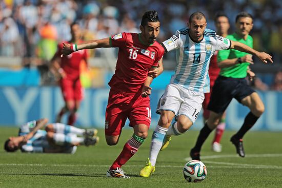 Футбол. Чемпионат мира - 2014. Матч Аргентина - Иран