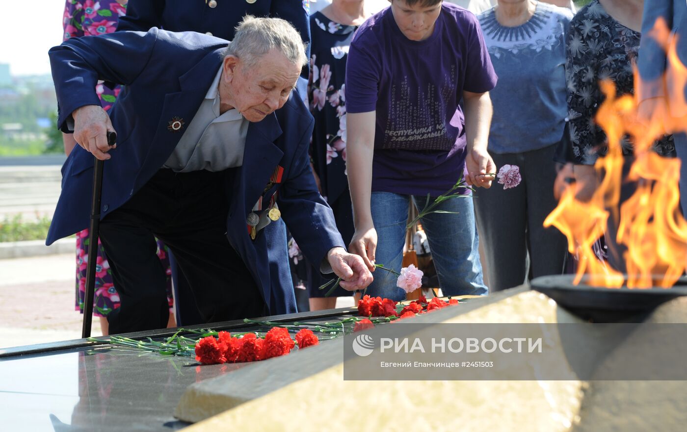 Акции ко Дню памяти и скорби в городах России