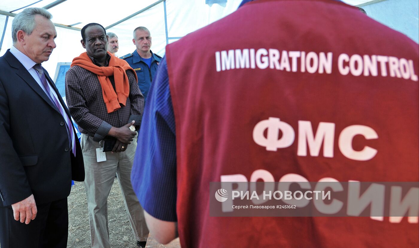 Представители ООН посетилили лагерь беженцев в Ростовской области