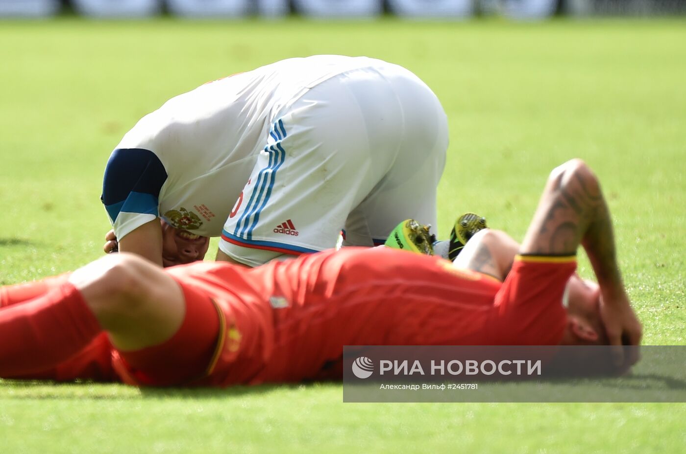 Футбол. Чемпионат мира - 2014. Матч Бельгия - Россия