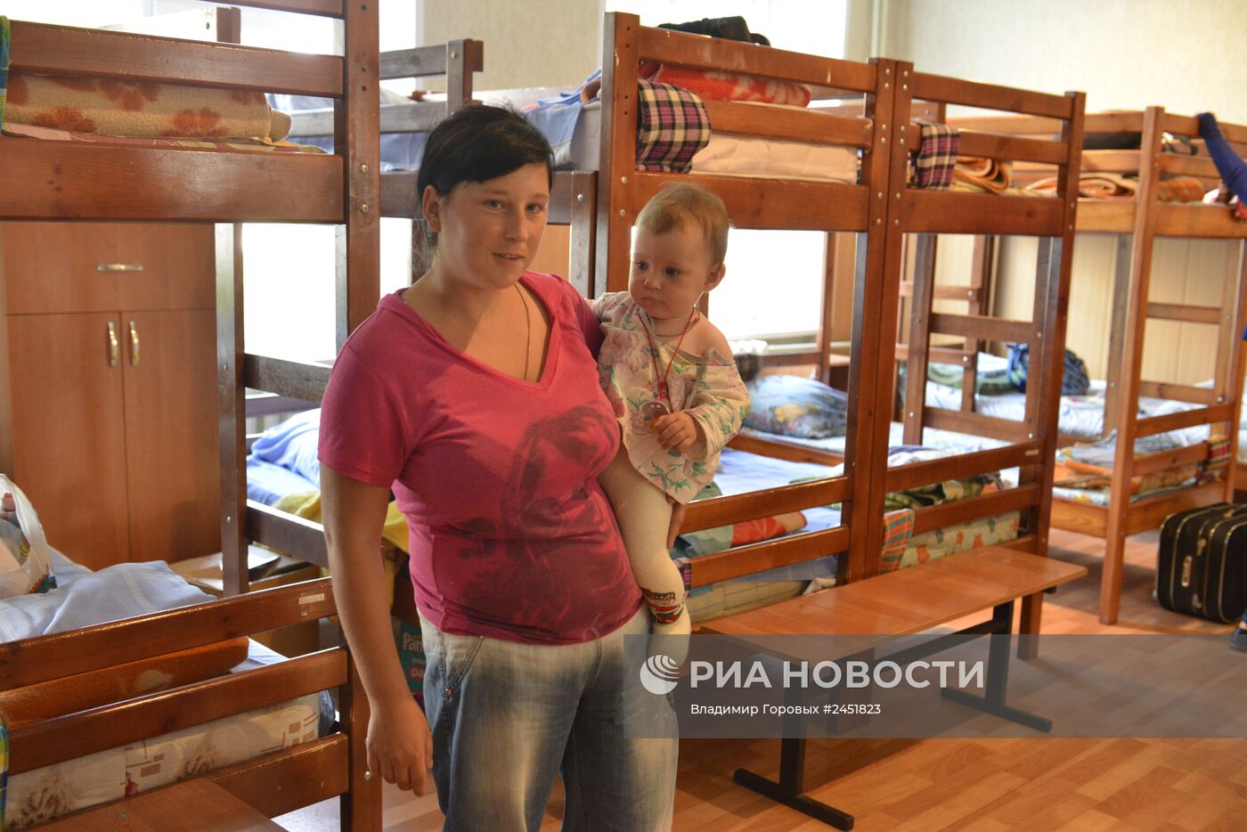 Автобус с беженцами из Луганской области прибыл в Брянск