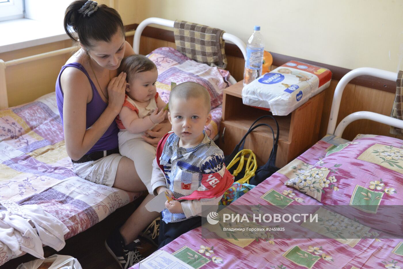 Автобус с беженцами из Луганской области прибыл в Брянск