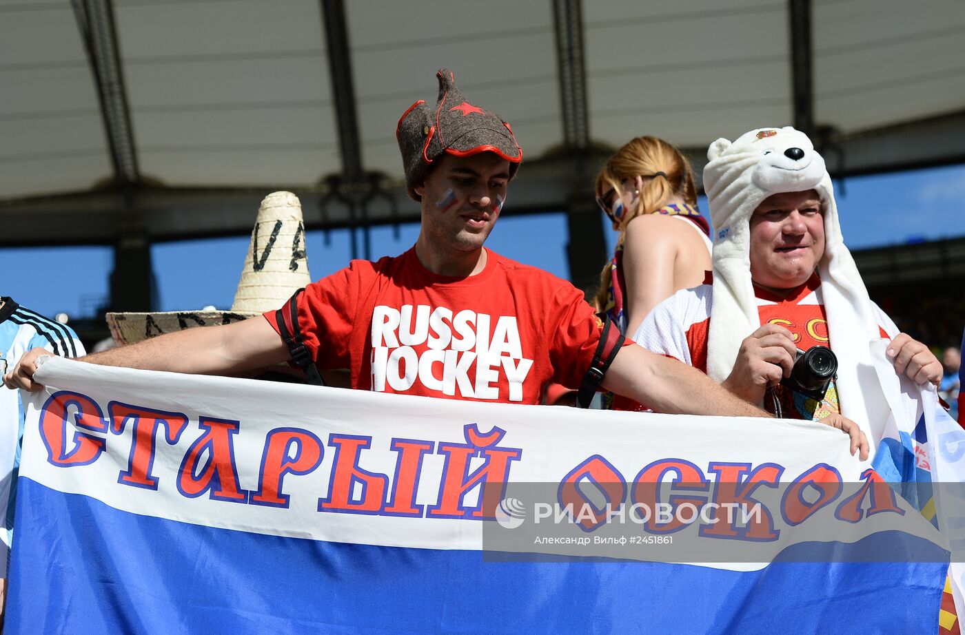 Футбол. Чемпионат мира - 2014. Матч Бельгия - Россия