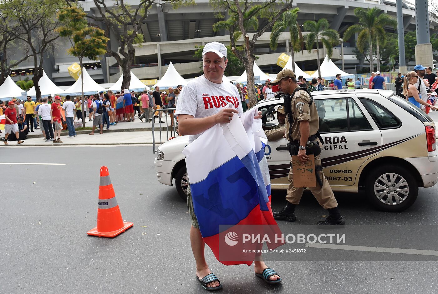 Футбол. Чемпионат мира - 2014. Матч Бельгия - Россия