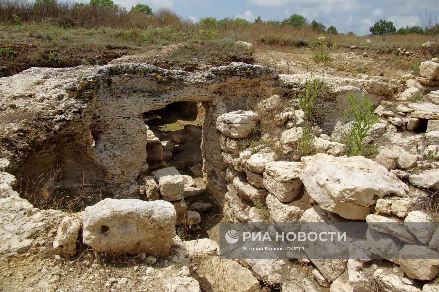 Археологические раскопки на мысе Фиолент