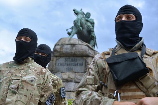 Присяга батальона "Азов" в Киеве