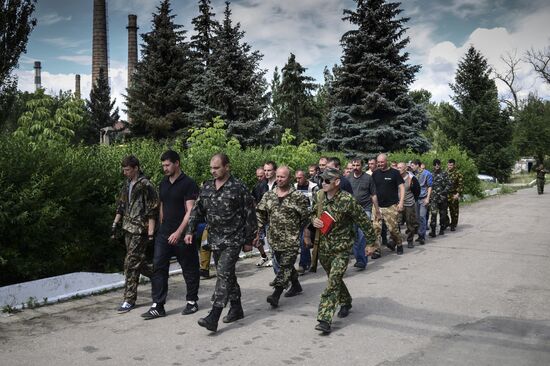 Ситуация в Луганской области Батальон "Призрак" народного ополчения Луганска