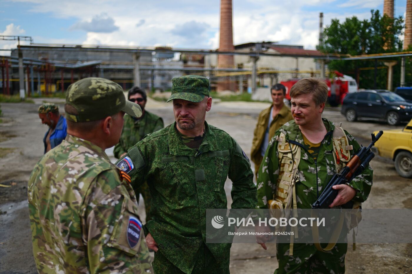 Батальон "Призрак" народного ополчения Луганска