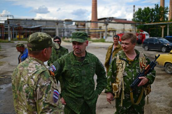 Батальон "Призрак" народного ополчения Луганска