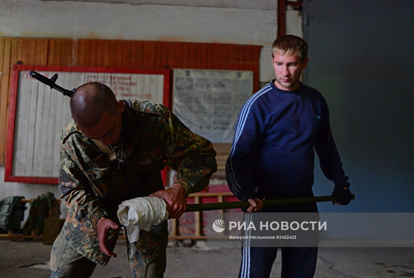 Батальон "Призрак" народного ополчения Луганска