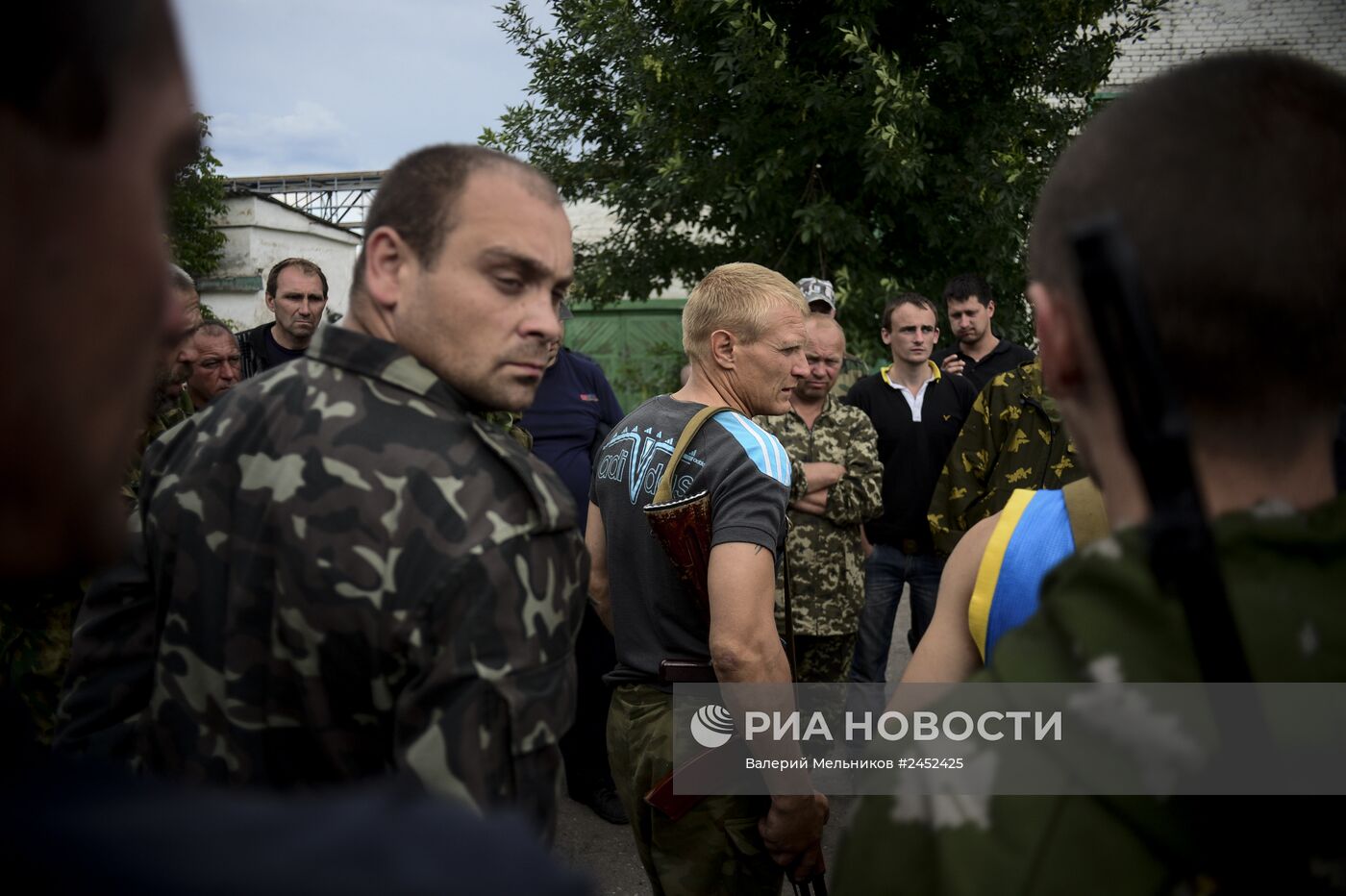 Батальон "Призрак" народного ополчения Луганска