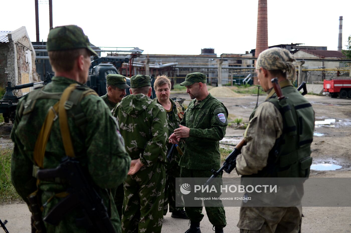 Батальон "Призрак" народного ополчения Луганска