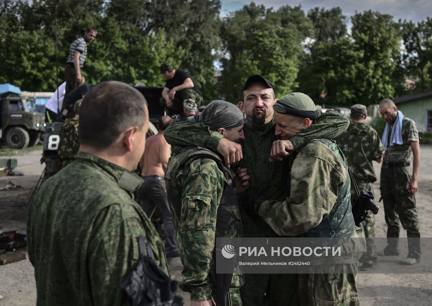 Батальон "Призрак" народного ополчения Луганска