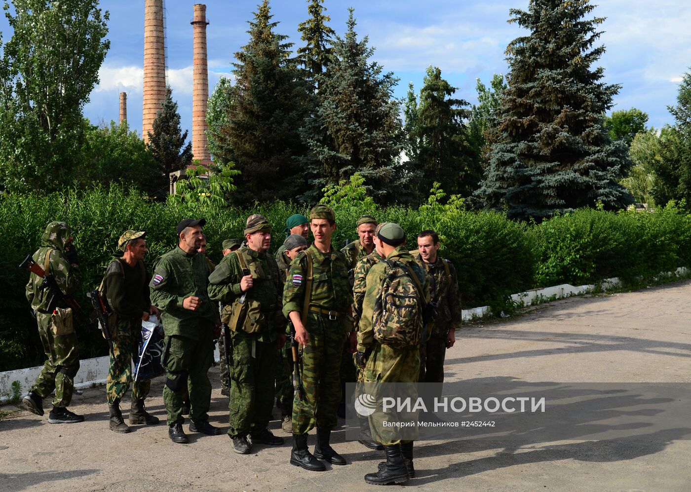 Батальон "Призрак" народного ополчения Луганска