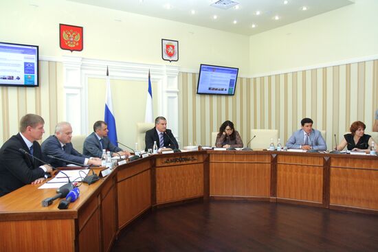 Заседание правительства Республики Крым