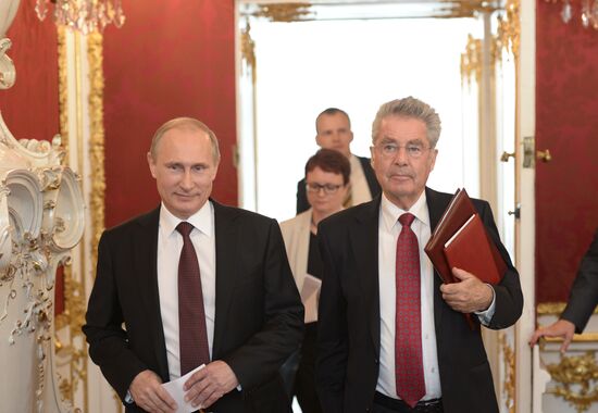 Официальный визит В.Путина в Австрию
