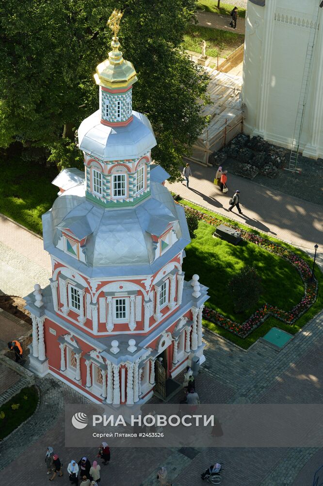 Подготовка к 700-летию Сергия Радонежского в Свято-Троицкой Сергиевой Лавре